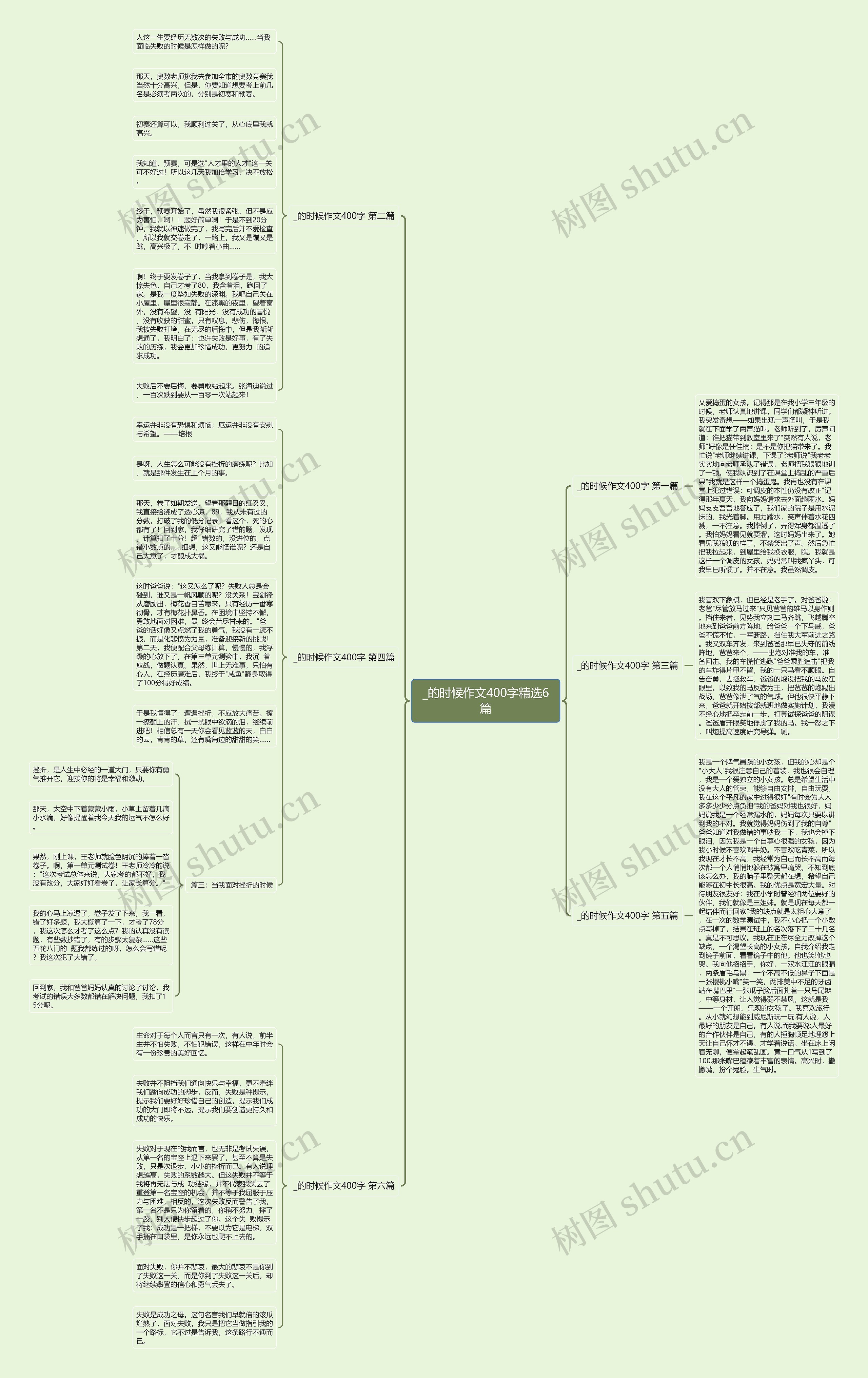 _的时候作文400字精选6篇 _的时候作文400字精选6篇