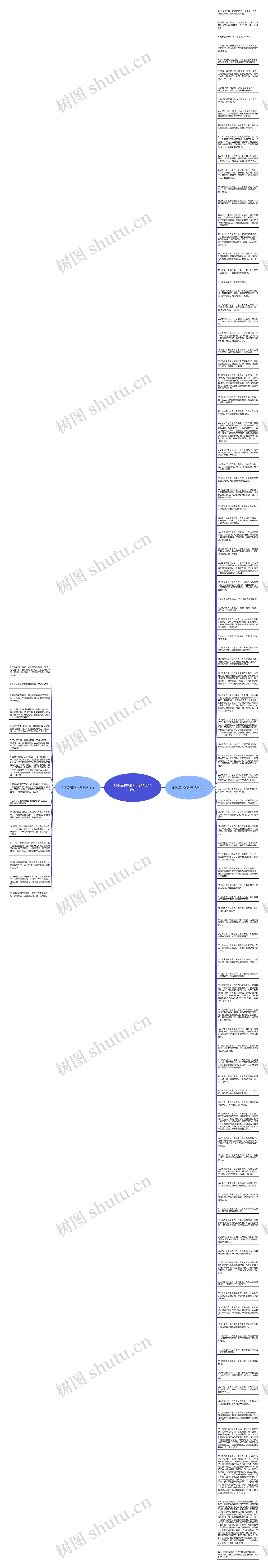 永不后悔相似句子精选116句思维导图