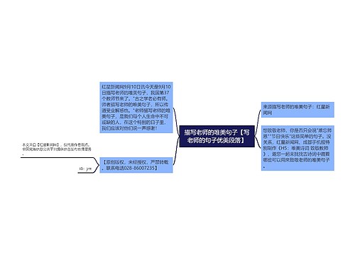 描写老师的唯美句子【写老师的句子优美段落】