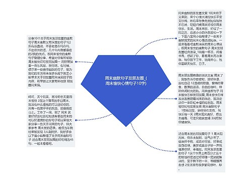 周末幽默句子发朋友圈_(周末愉快心情句子10字)