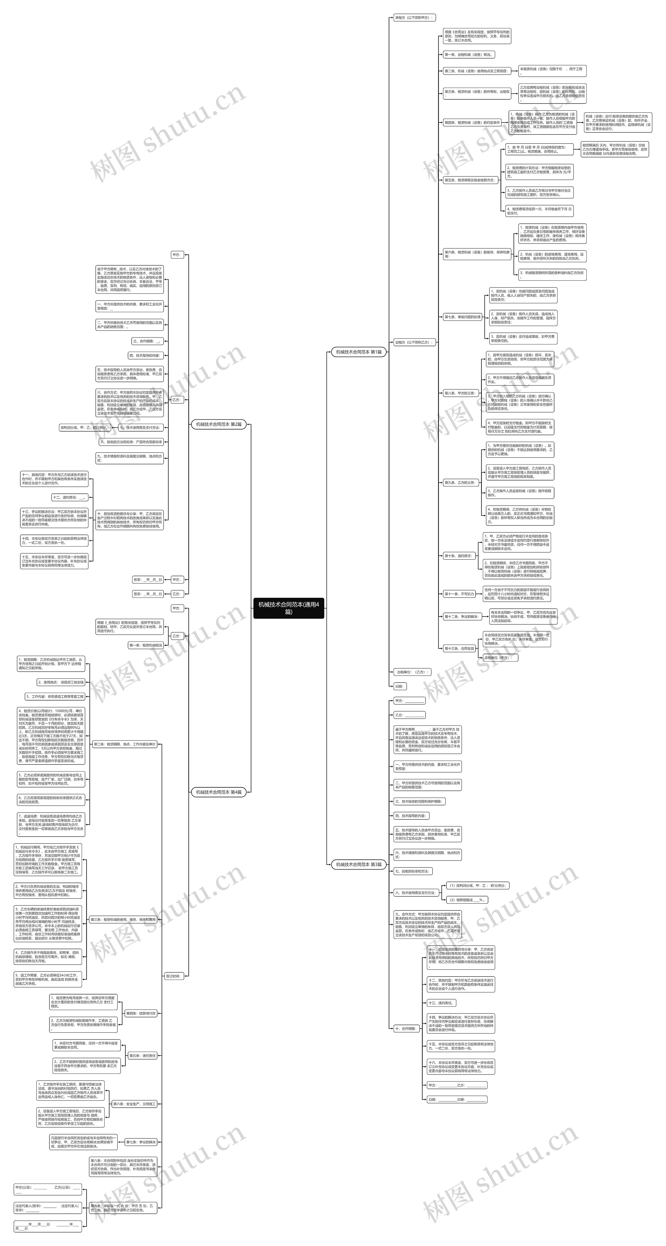 机械技术合同范本(通用4篇) 机械技术合同范本(通用4篇)
