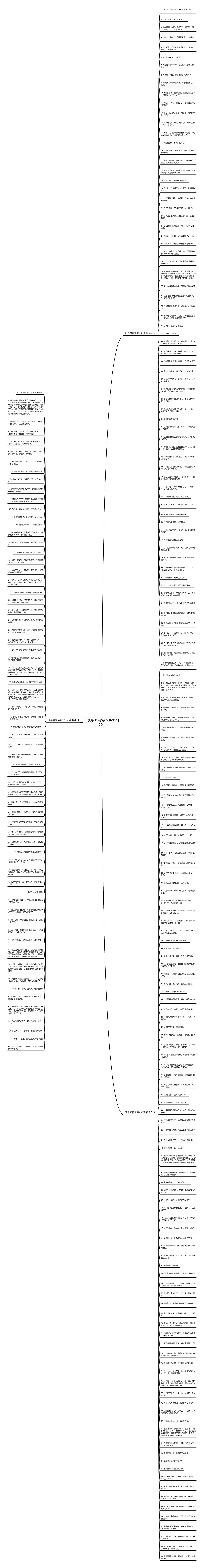 治愈爱情伤感的句子精选229句思维导图
