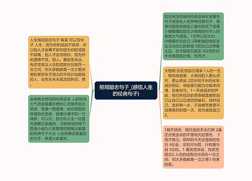 格局励志句子_(感悟人生的经典句子)