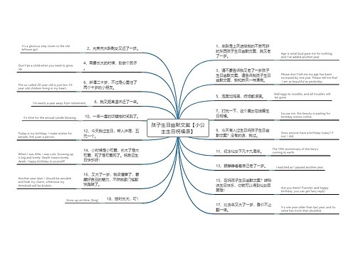 孩子生日幽默文案【小公主生日祝福语】