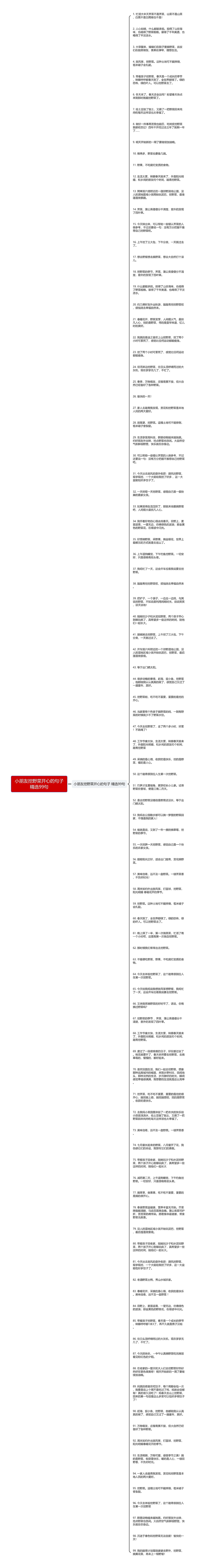 小朋友挖野菜开心的句子精选99句思维导图