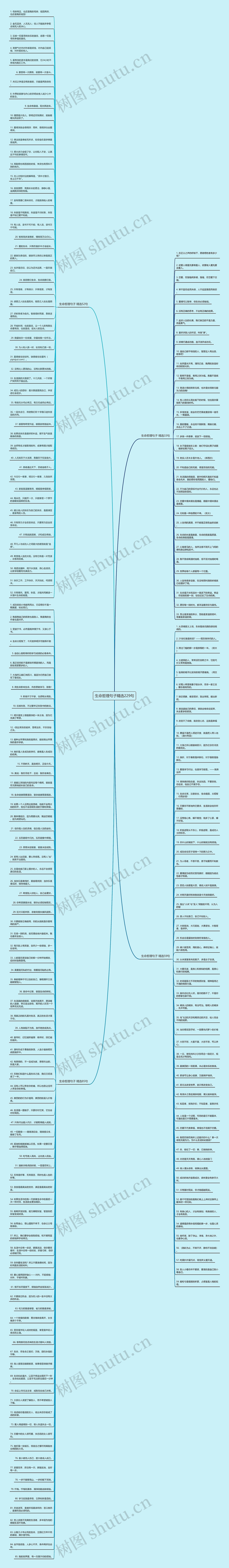 生命哲理句子精选229句思维导图