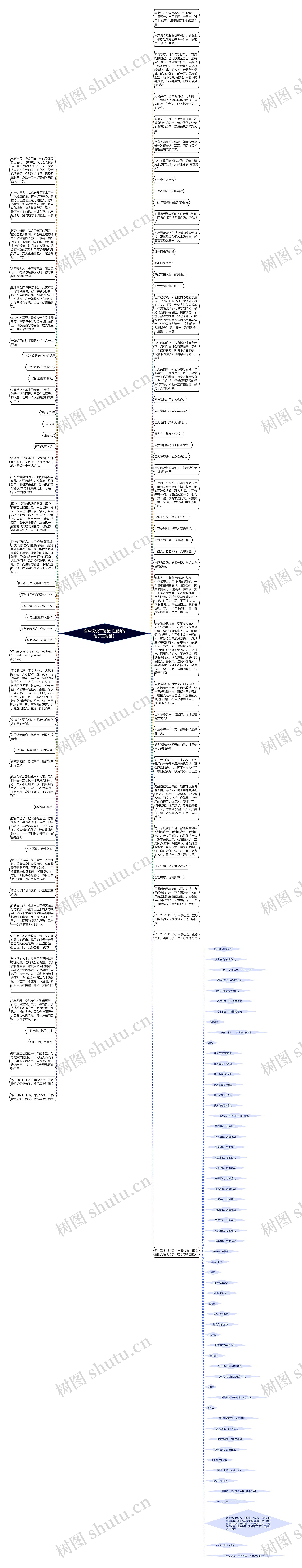 奋斗说说正能量【加油的句子正能量】思维导图