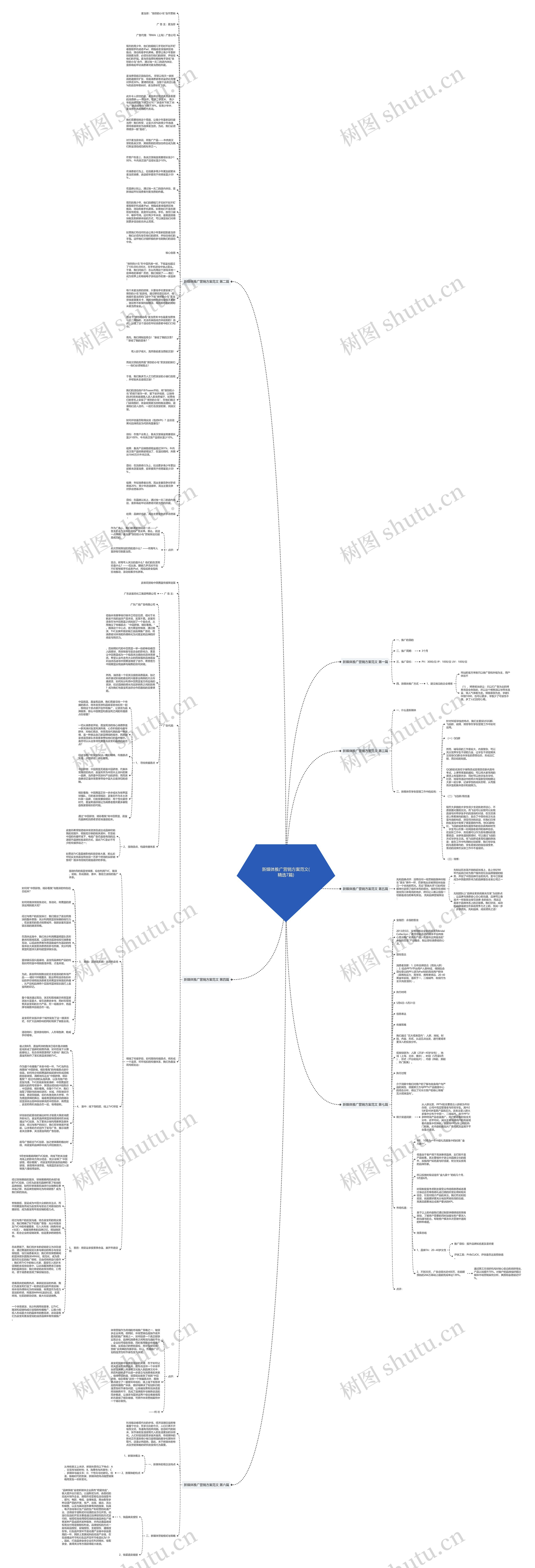 新媒体推广营销方案范文(精选7篇)思维导图