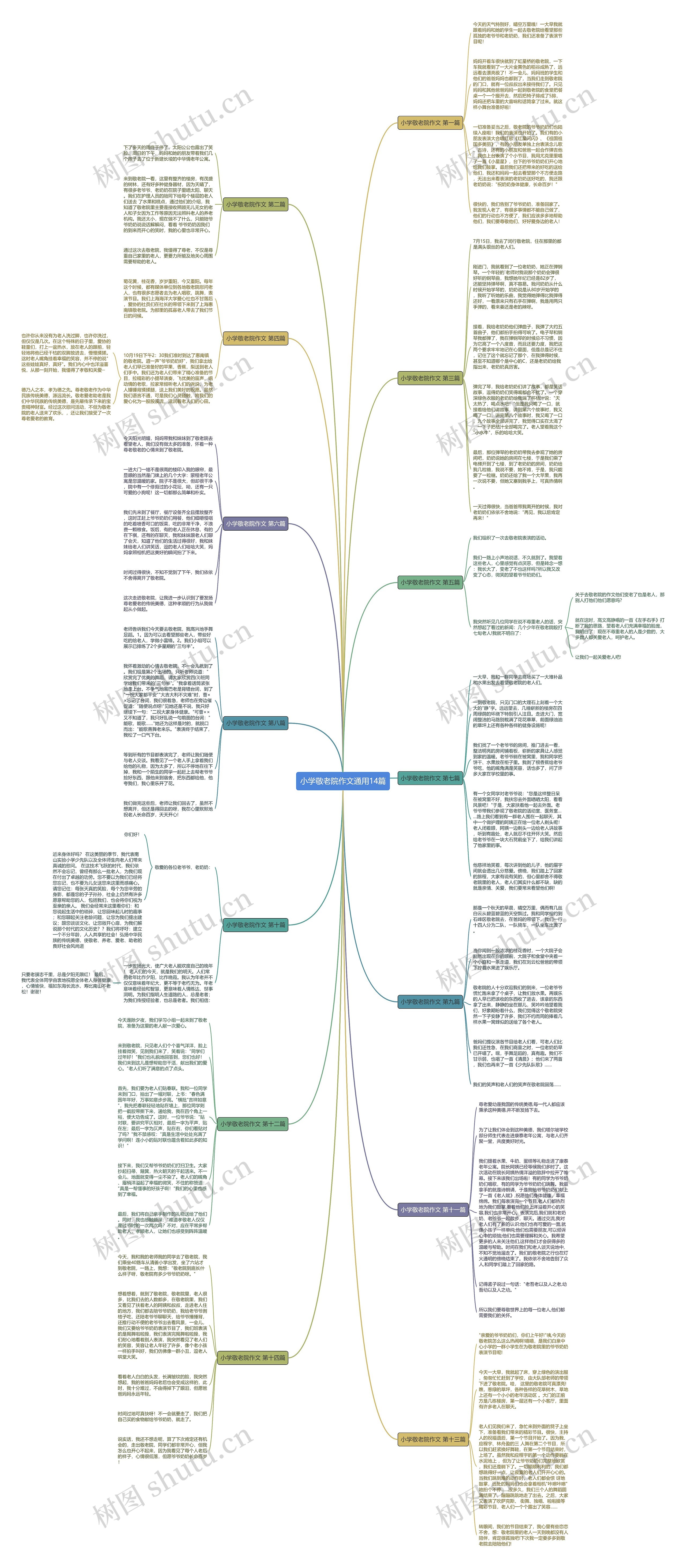 小学敬老院作文通用14篇 小学敬老院作文通用14篇