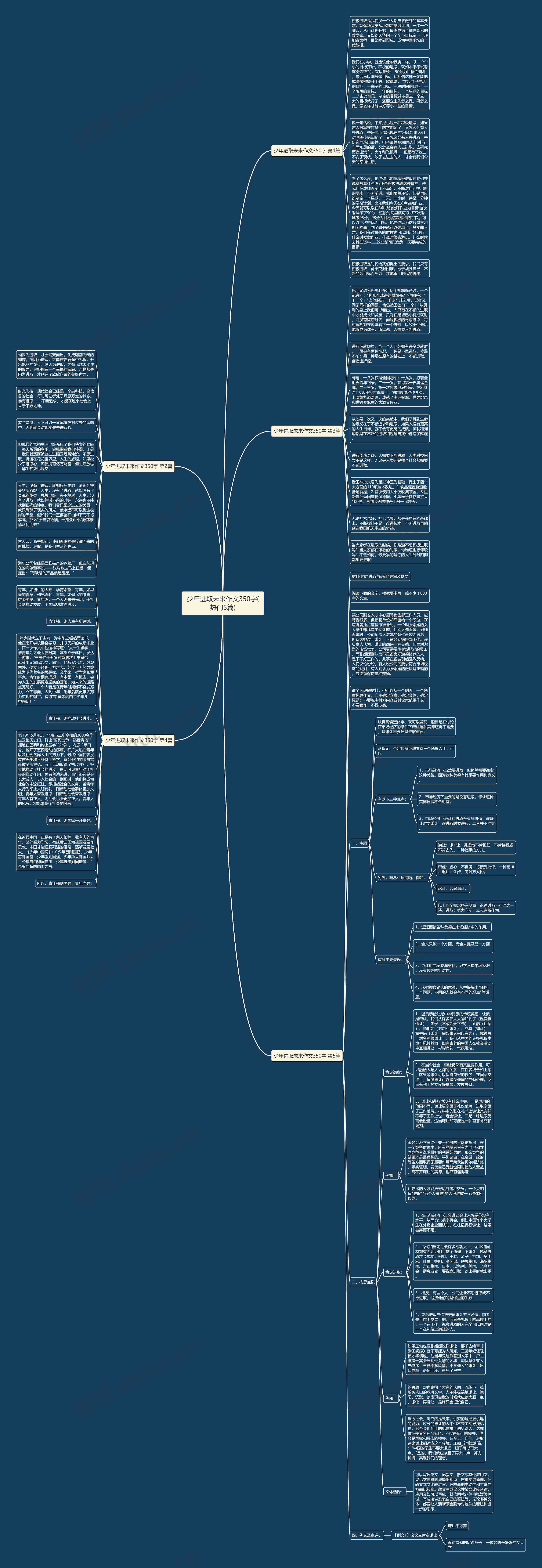 少年进取未来作文350字(热门5篇)