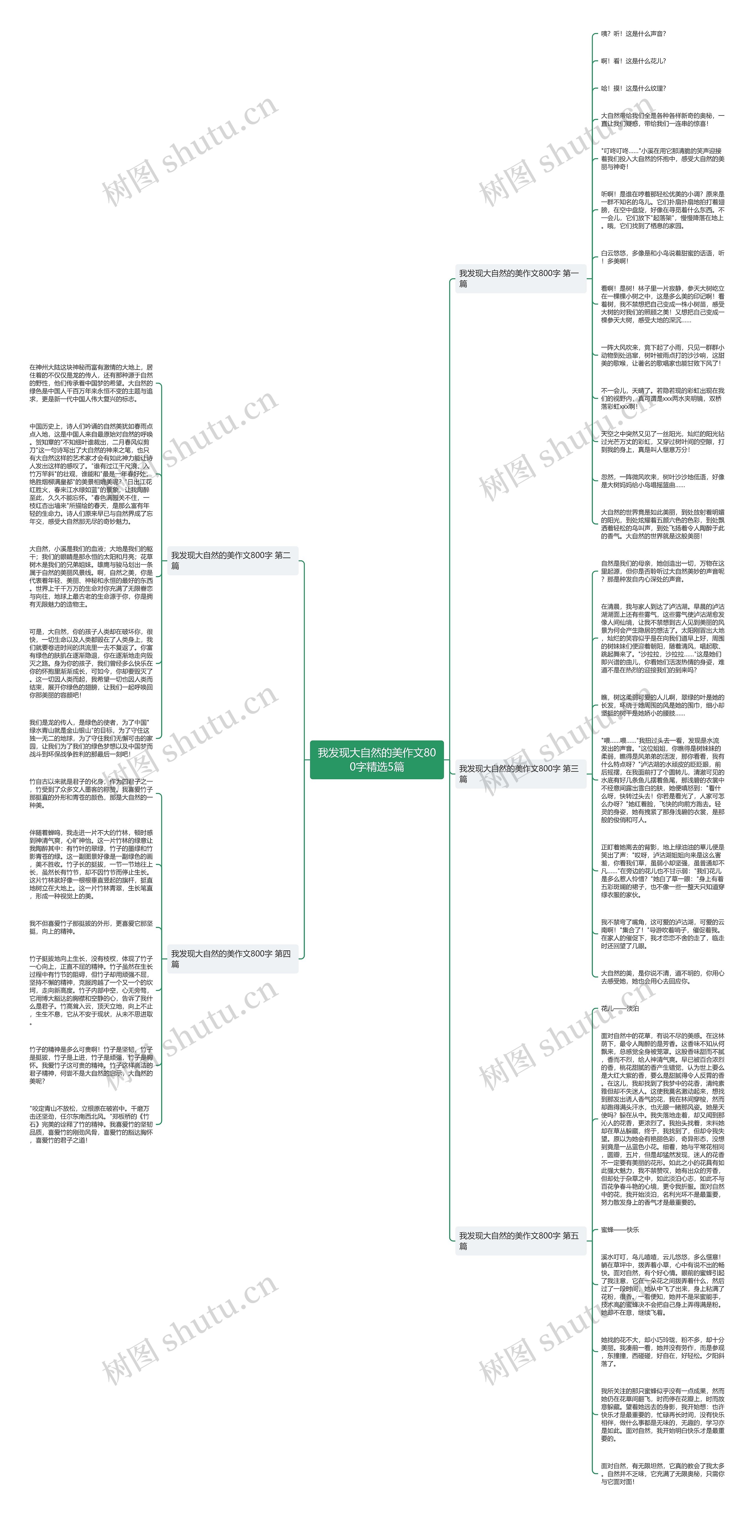 我发现大自然的美作文800字精选5篇 我发现大自然的美作文800字精选5篇