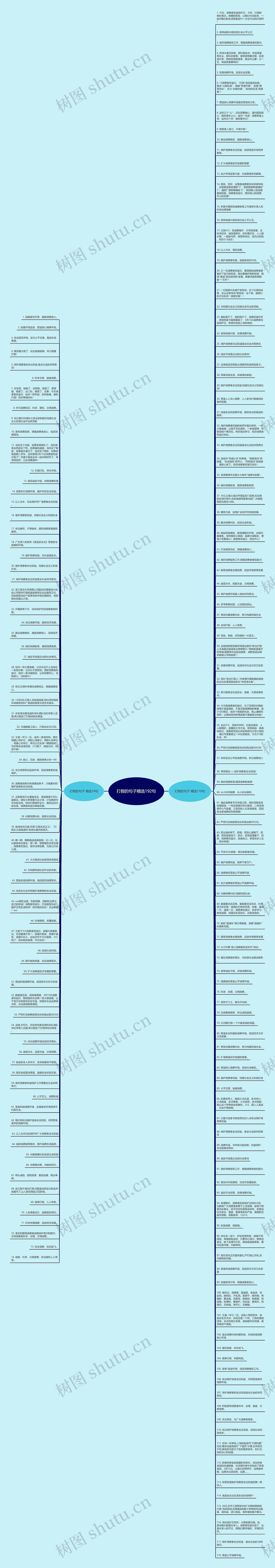 打假的句子精选192句思维导图