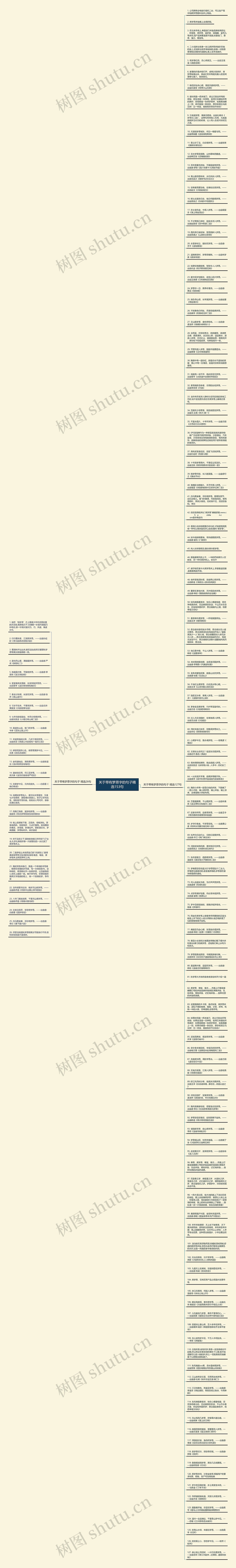 关于带有梦思字的句子精选153句思维导图