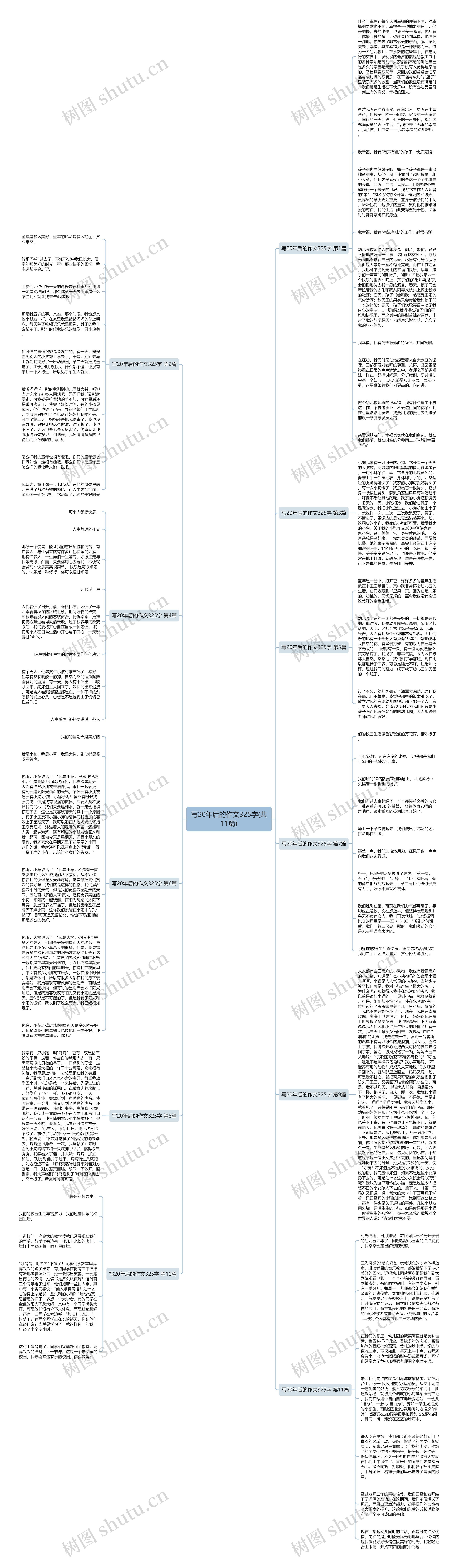写20年后的作文325字(共11篇)