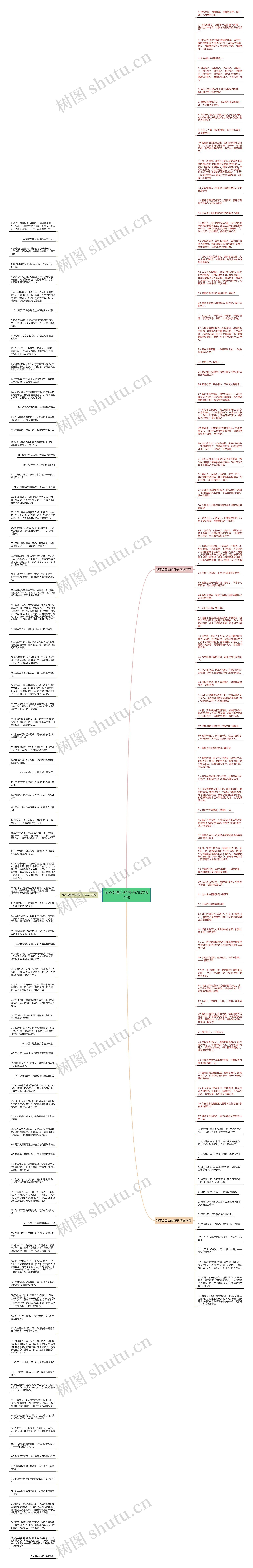 我不会变心的句子(精选187句)思维导图