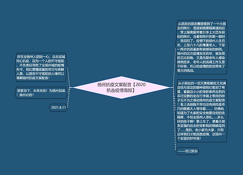 扬州抗疫文案配音【2020抗击疫情海报】