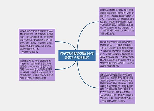 句子专项训练100题_(小学语文句子专项训练)