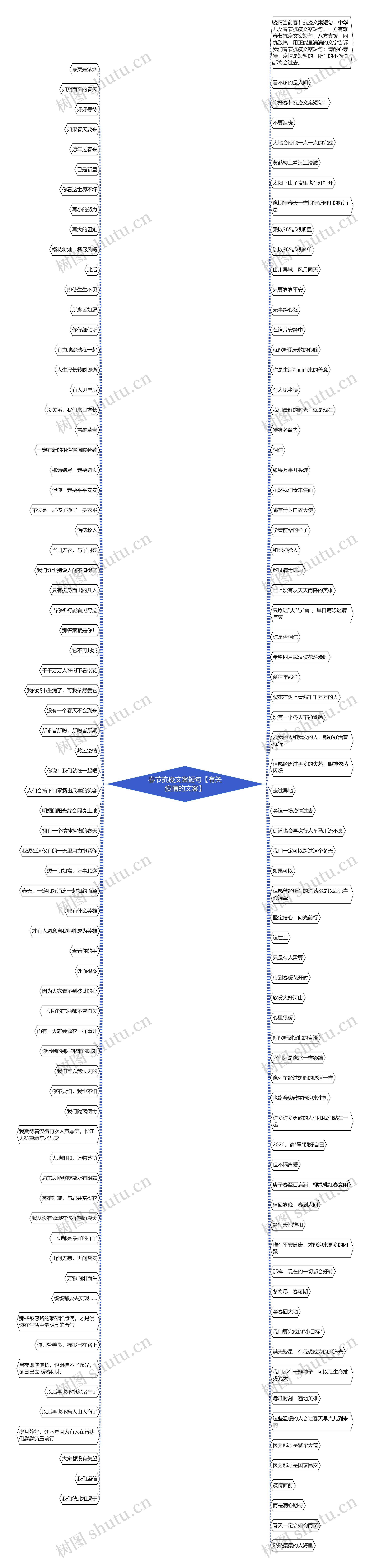 春节抗疫文案短句【有关疫情的文案】思维导图