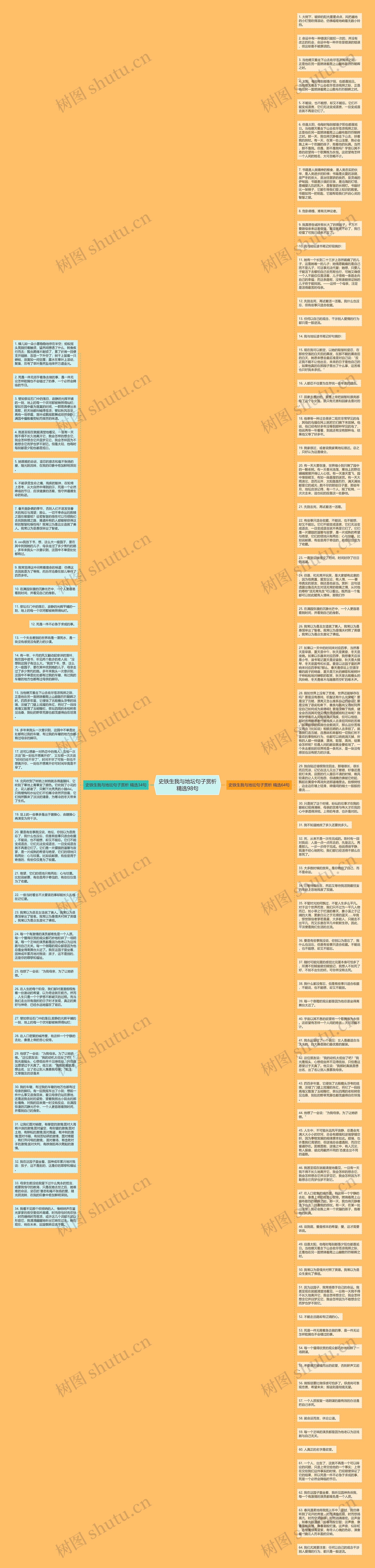 史铁生我与地坛句子赏析精选98句思维导图