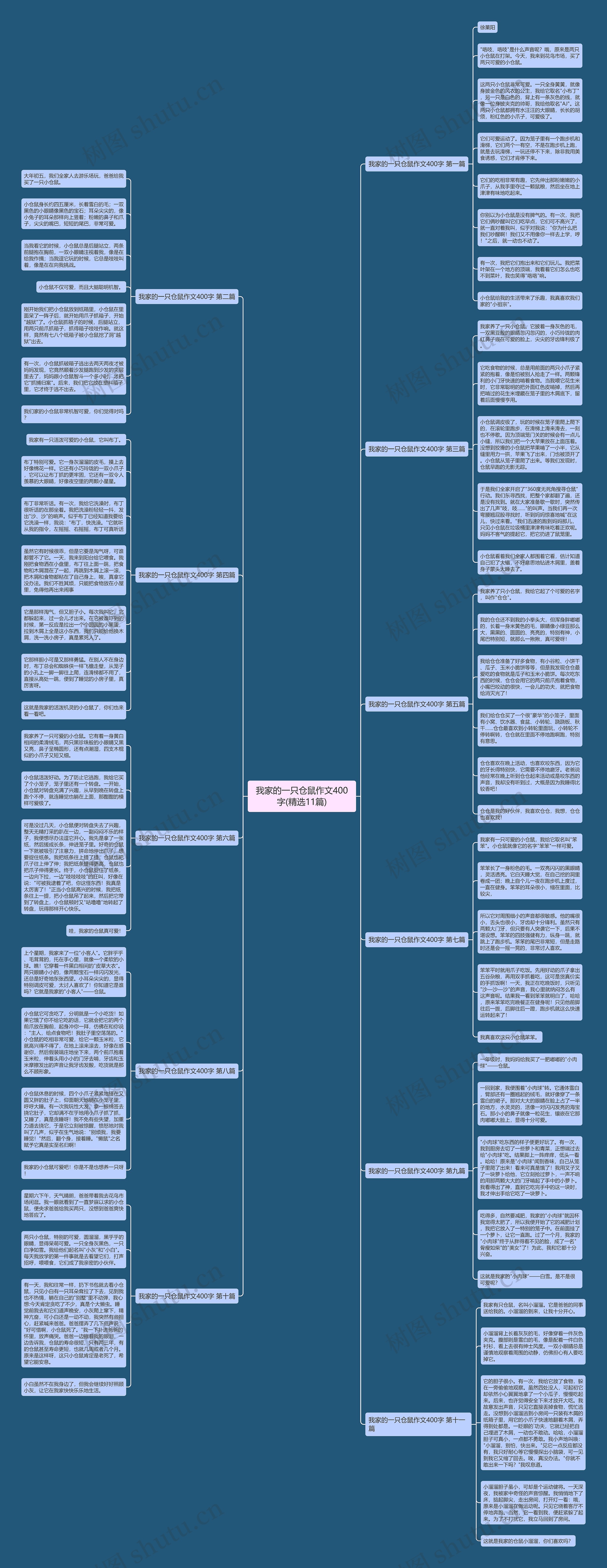 我家的一只仓鼠作文400字(精选11篇) 我家的一只仓鼠作文400字(精选11篇)
