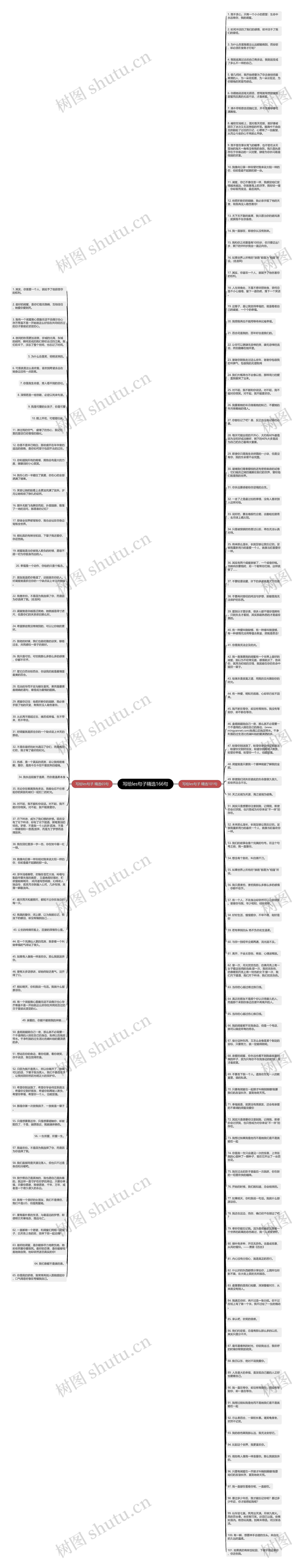 写给les句子精选166句思维导图