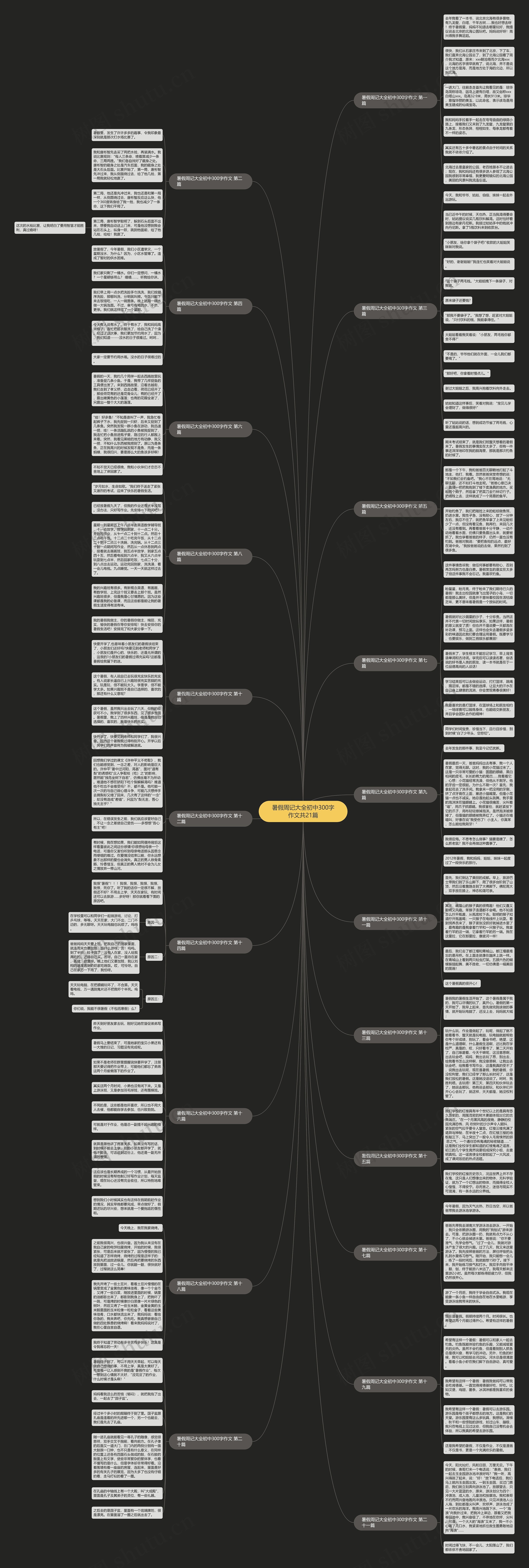 暑假周记大全初中300字作文共21篇 暑假周记大全初中300字作文共21篇