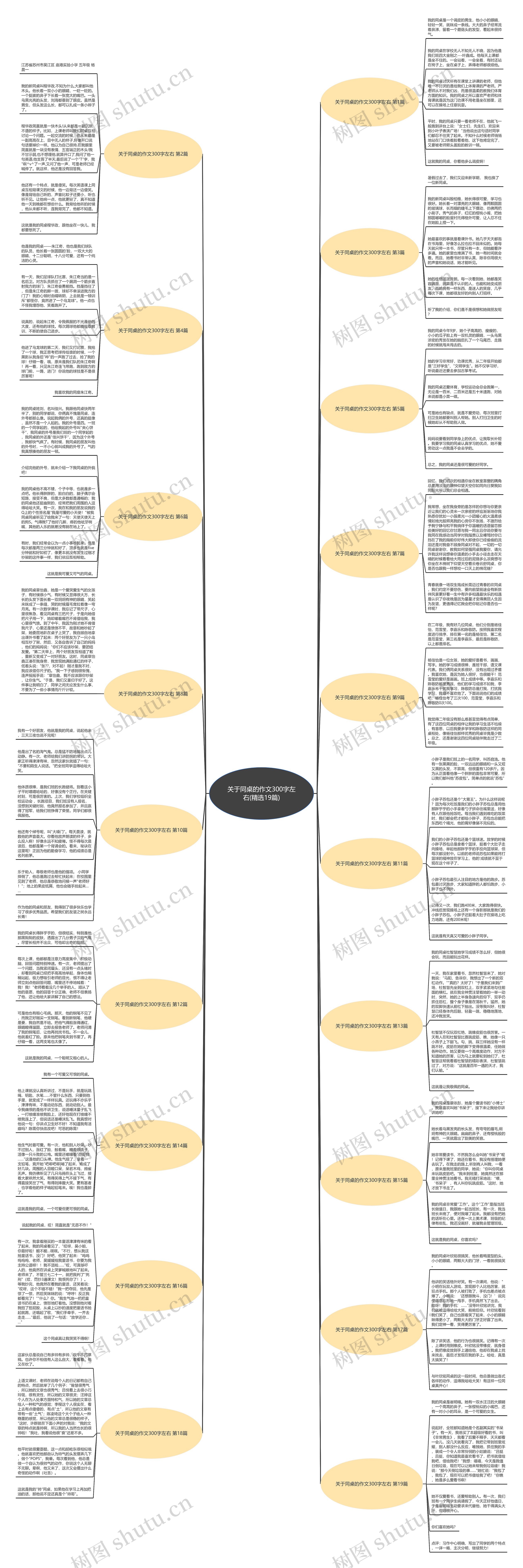 关于同桌的作文300字左右(精选19篇) 关于同桌的作文300字左右(精选19篇)