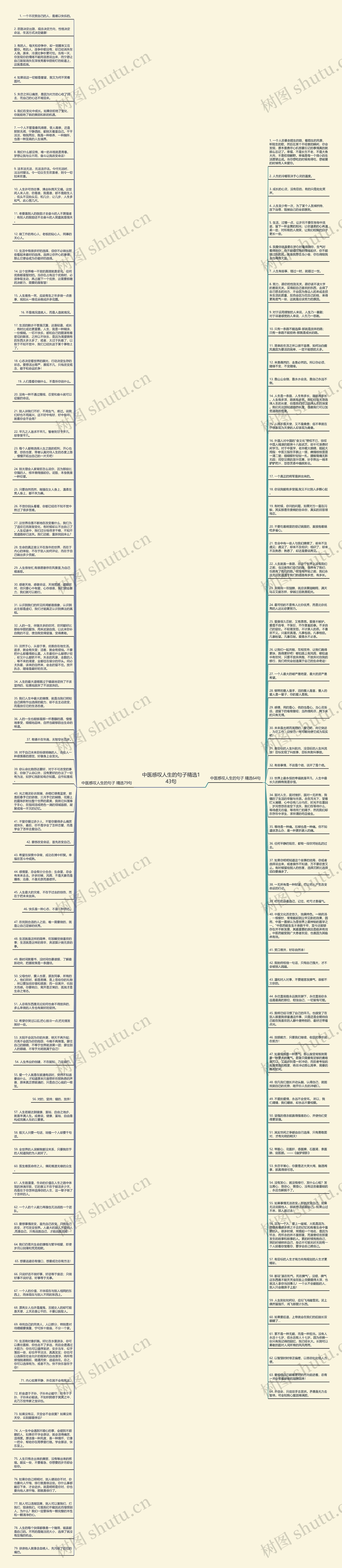 中医感叹人生的句子精选143句思维导图