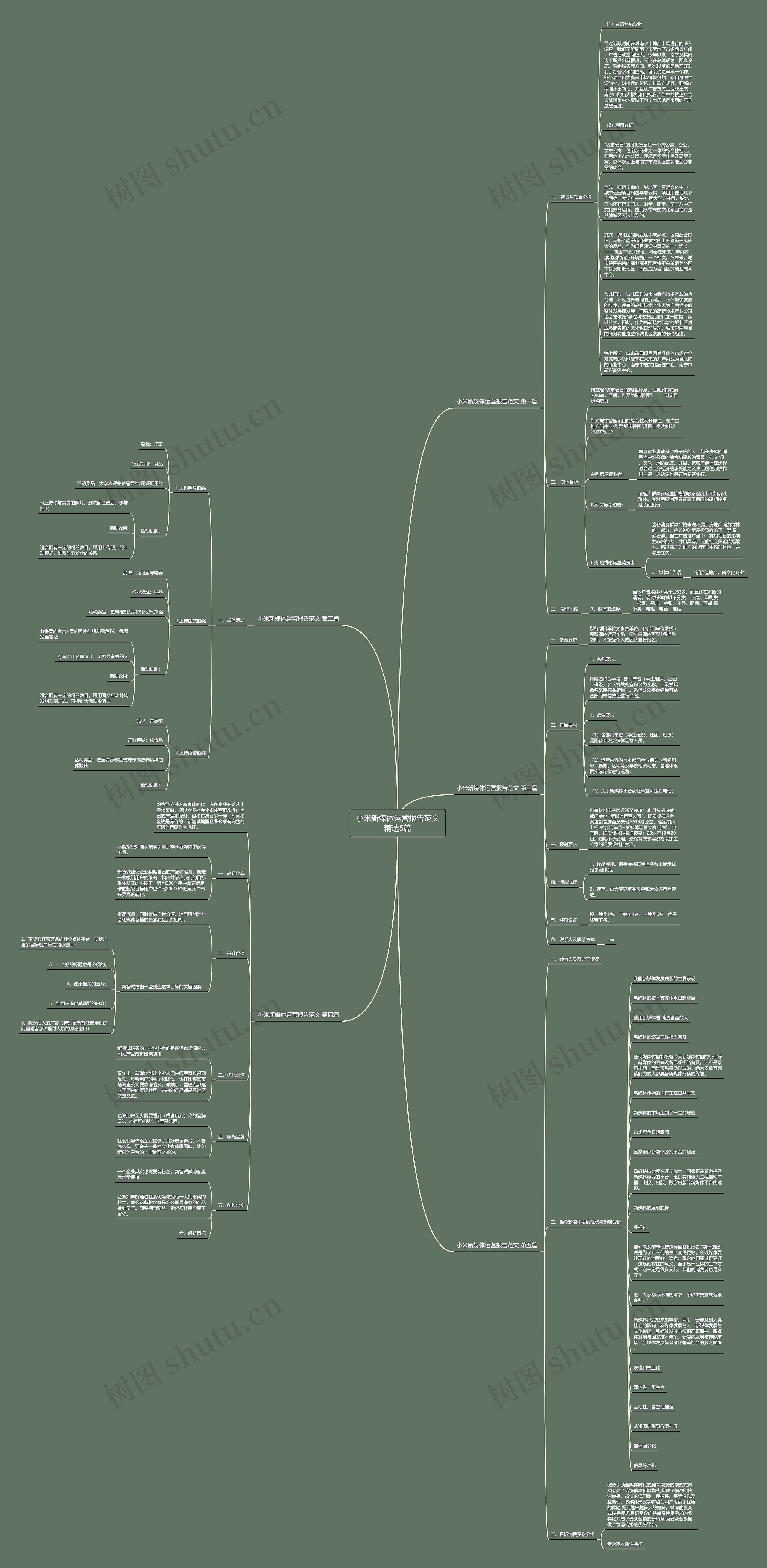 小米新媒体运营报告范文精选5篇思维导图