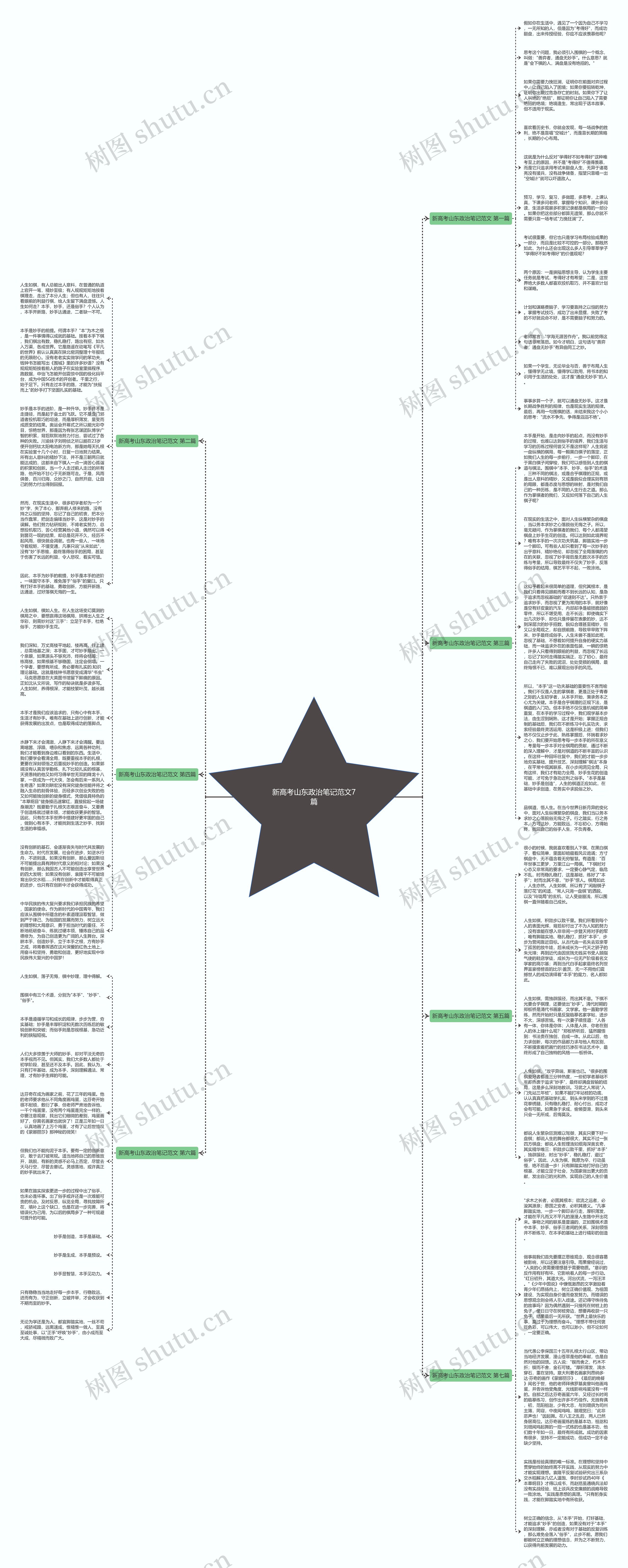 新高考山东政治笔记范文7篇思维导图
