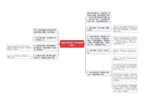 抗疫文案30秒【抗击疫情文案】