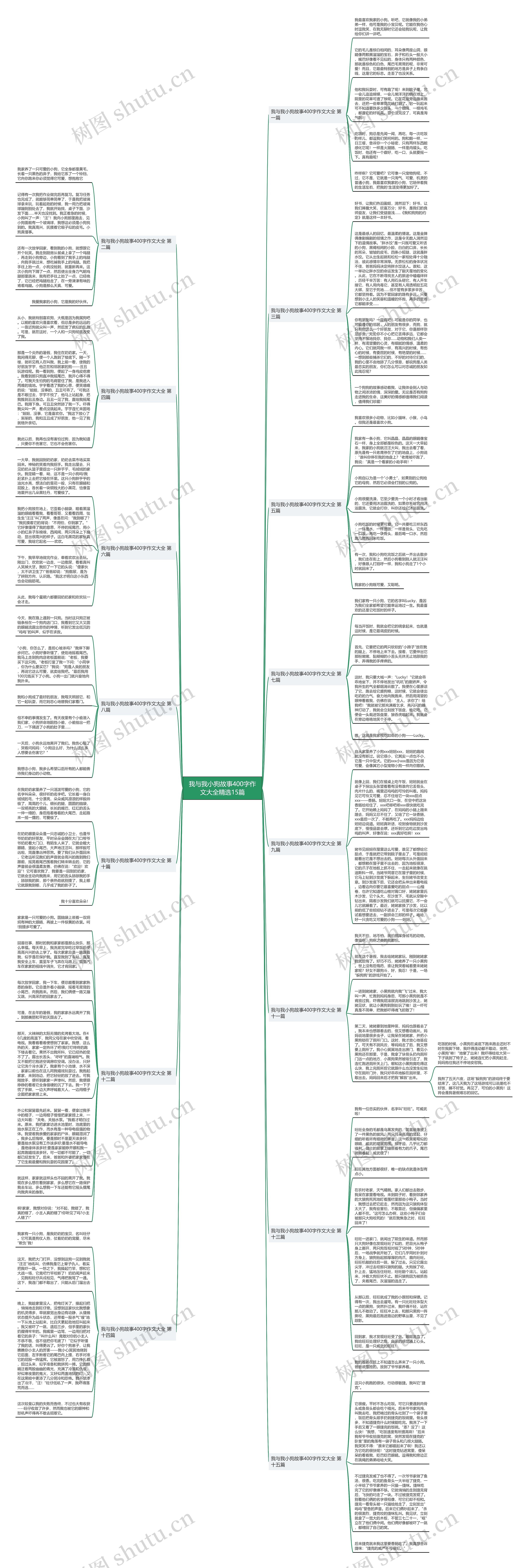 我与我小狗故事400字作文大全精选15篇