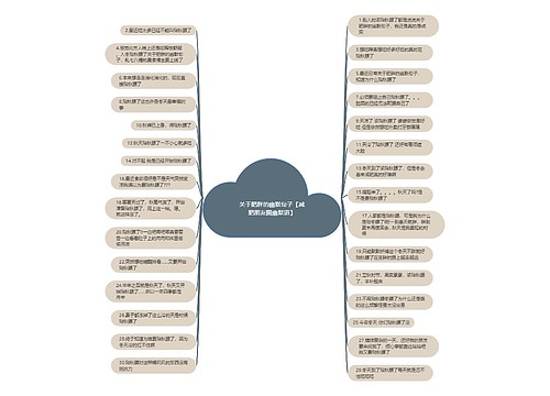 关于肥胖的幽默句子【减肥朋友圈幽默语】思维导图