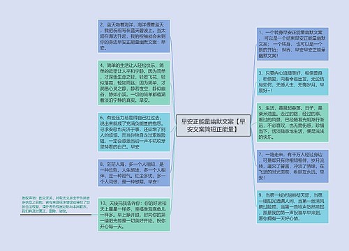 早安正能量幽默文案【早安文案简短正能量】