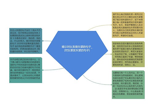 暗示对女友很失望的句子_(对女朋友失望的句子)