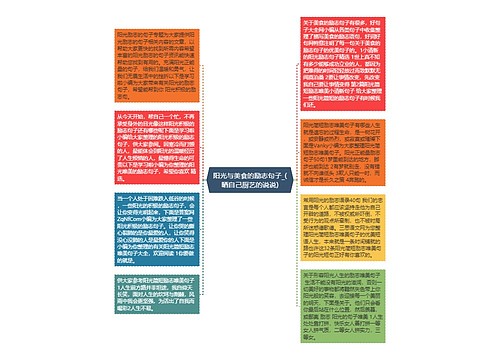 阳光与美食的励志句子_(晒自己厨艺的说说) 阳光与美食的励志句子_(晒自己厨艺的说说)