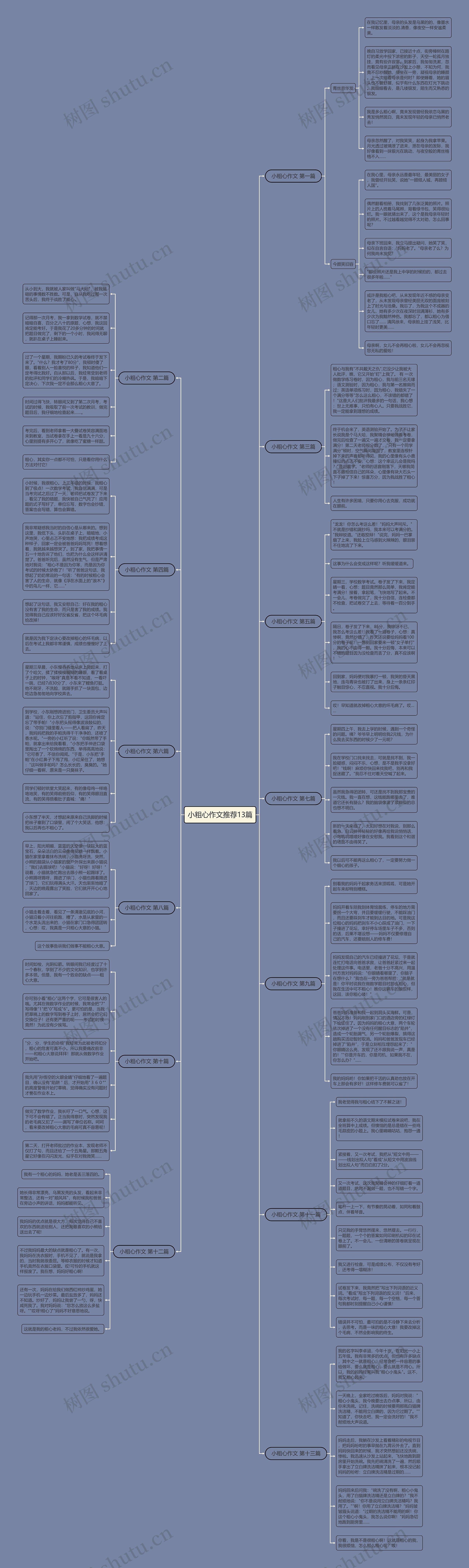 小粗心作文推荐13篇思维导图