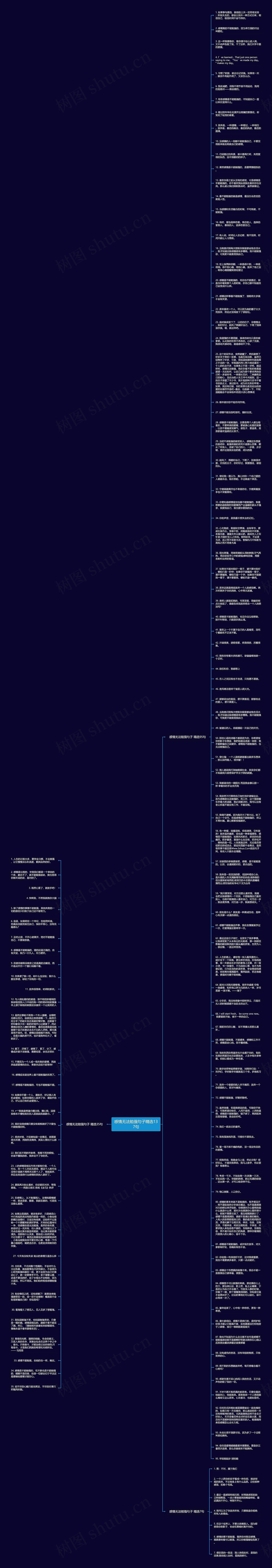 感情无法勉强句子精选137句思维导图