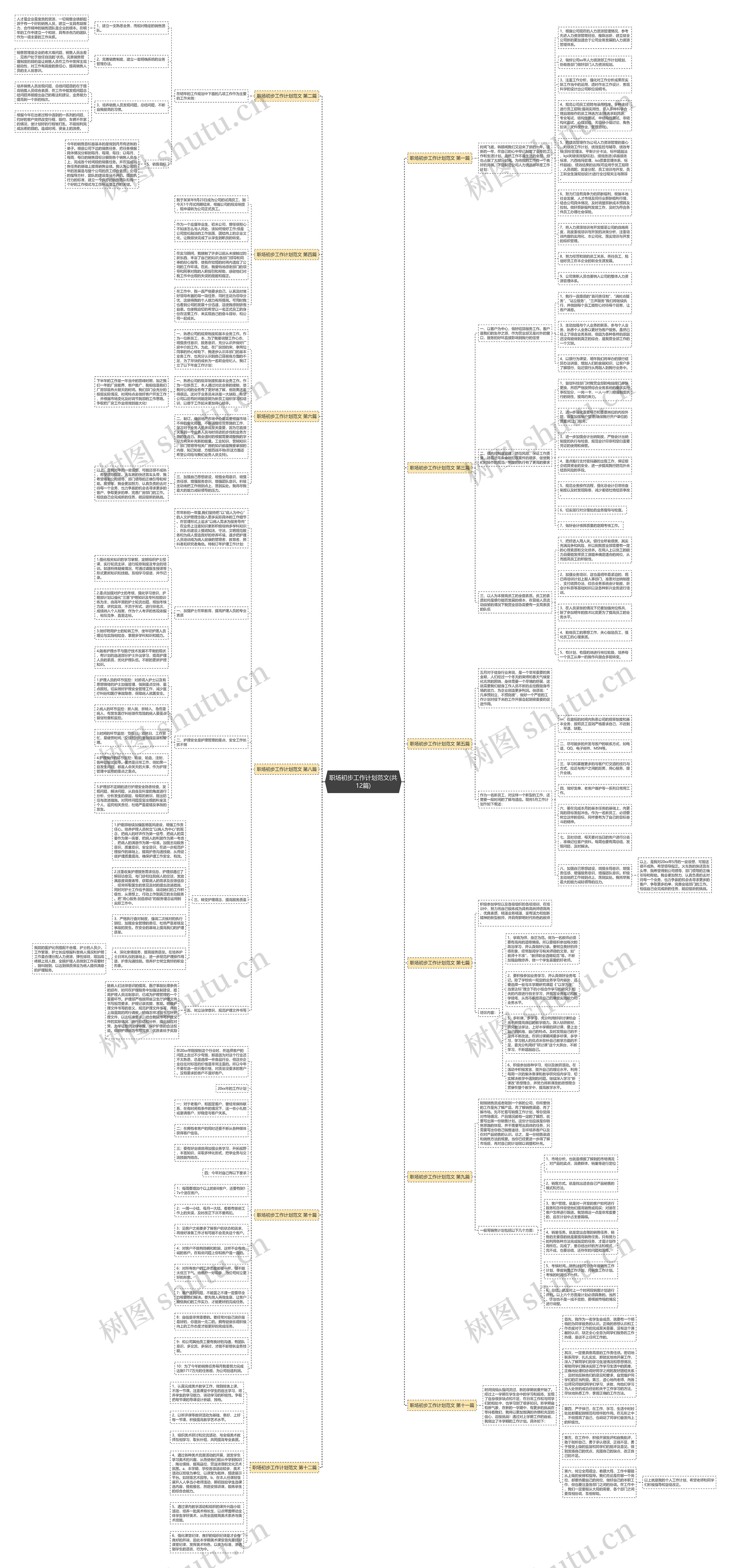 职场初步工作计划范文(共12篇)