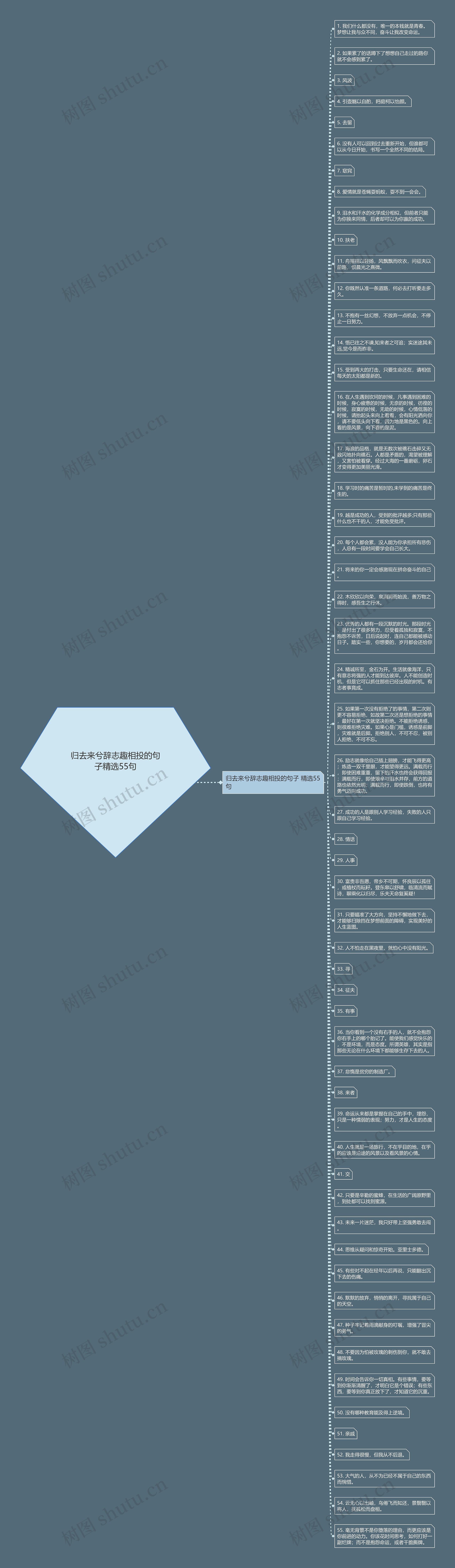 归去来兮辞志趣相投的句子精选55句思维导图