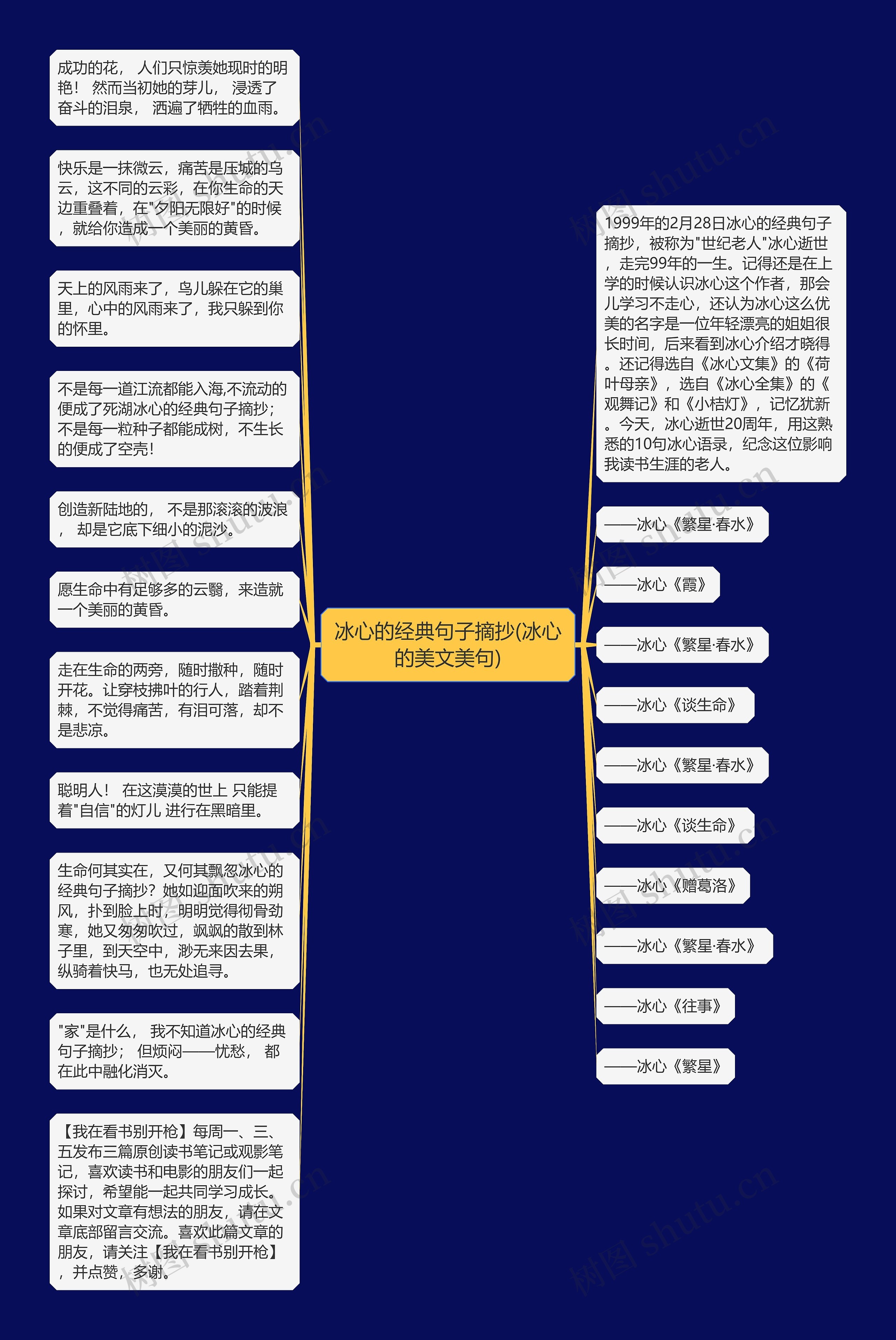 冰心的经典句子摘抄(冰心的美文美句)