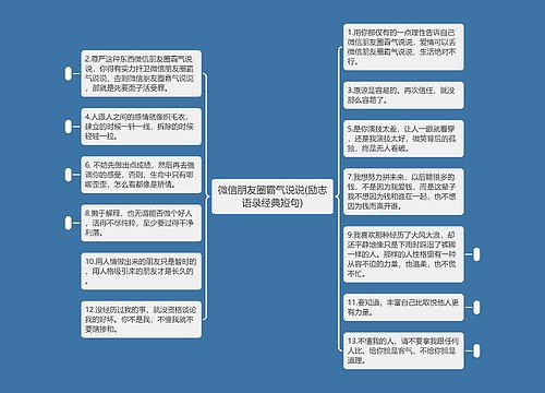 微信朋友圈霸气说说(励志语录经典短句)