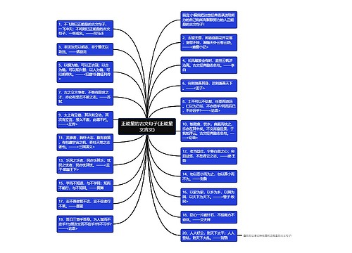 正能量的古文句子(正能量文言文)