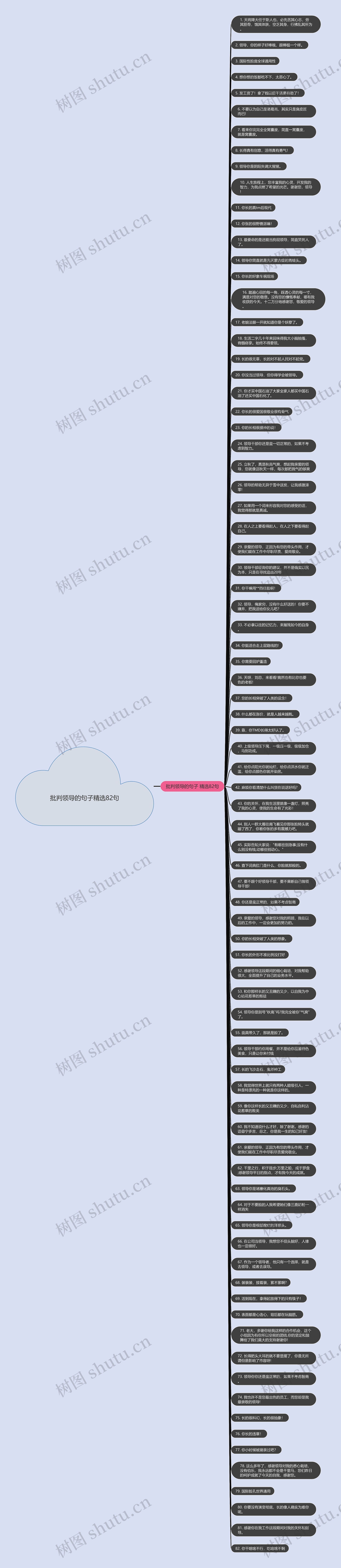 批判领导的句子精选82句思维导图