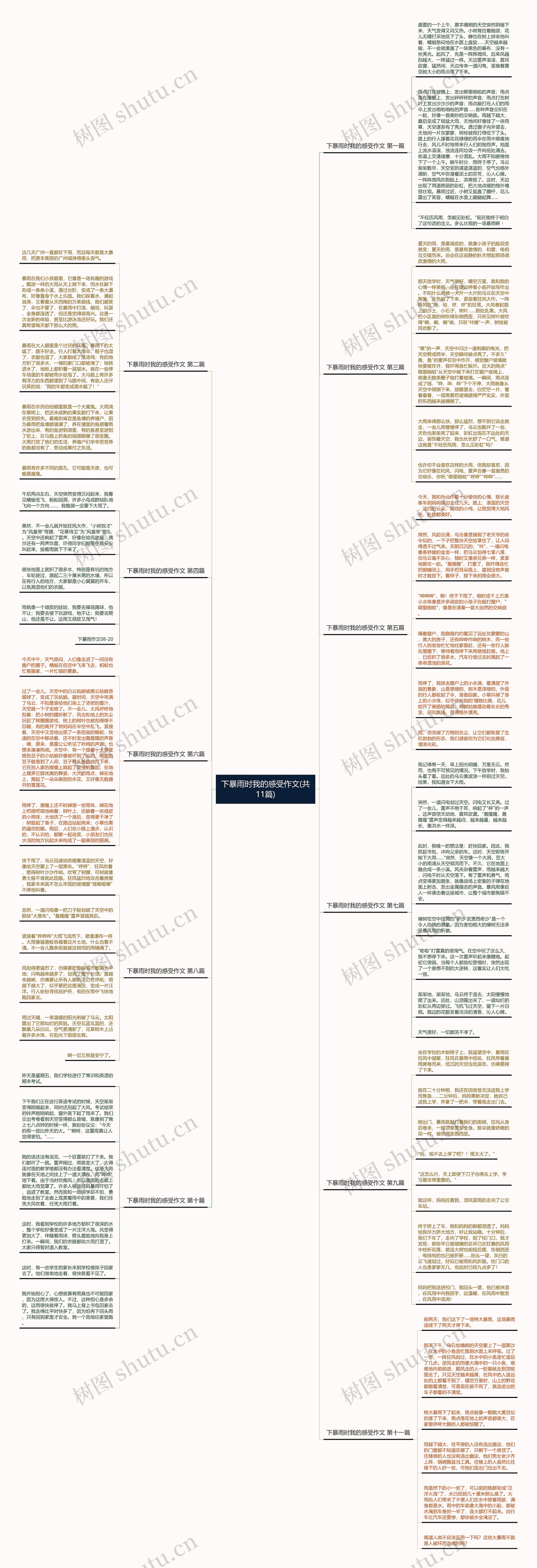 下暴雨时我的感受作文(共11篇) 下暴雨时我的感受作文(共11篇)