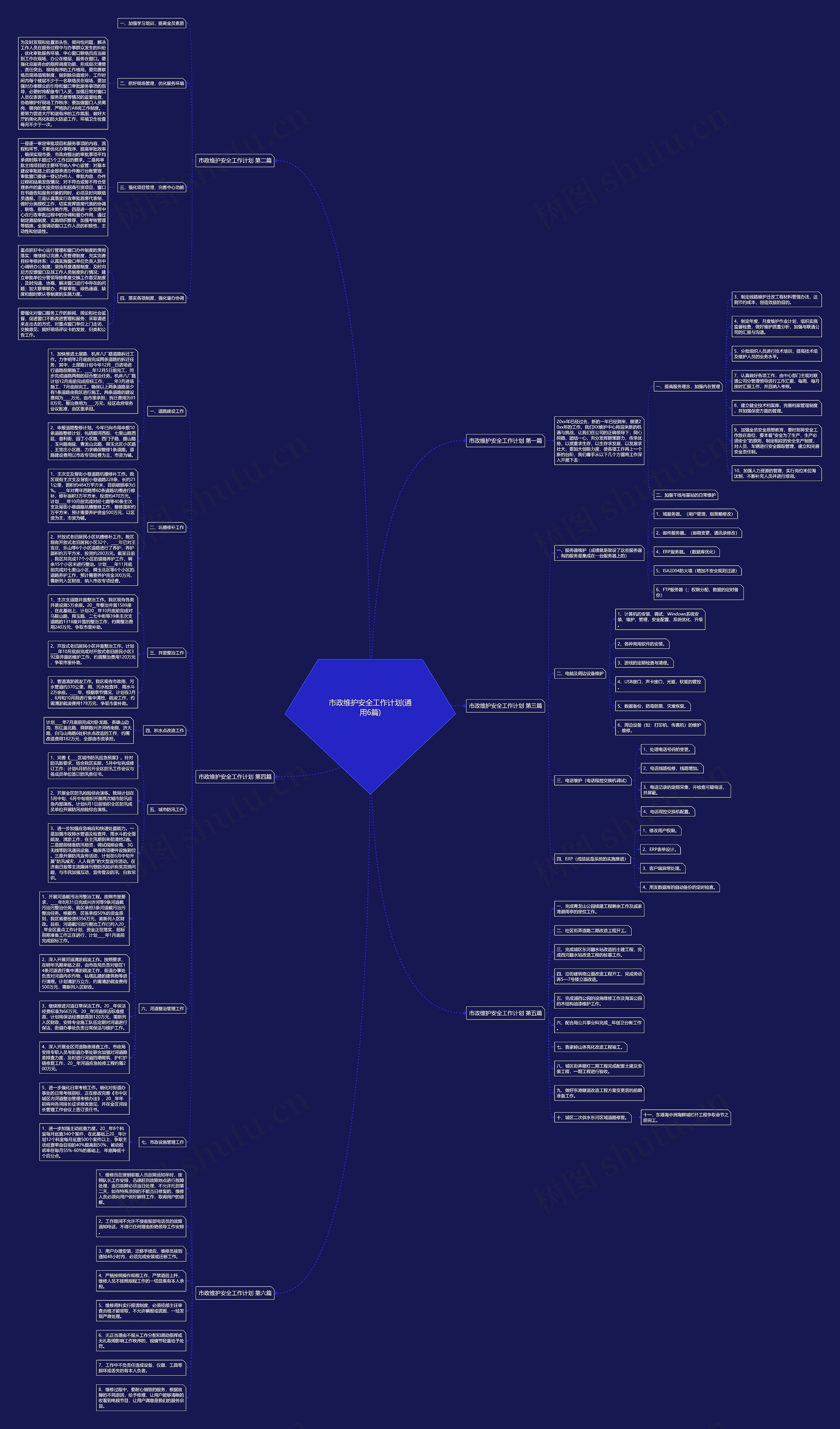 市政维护安全工作计划(通用6篇) 市政维护安全工作计划(通用6篇)