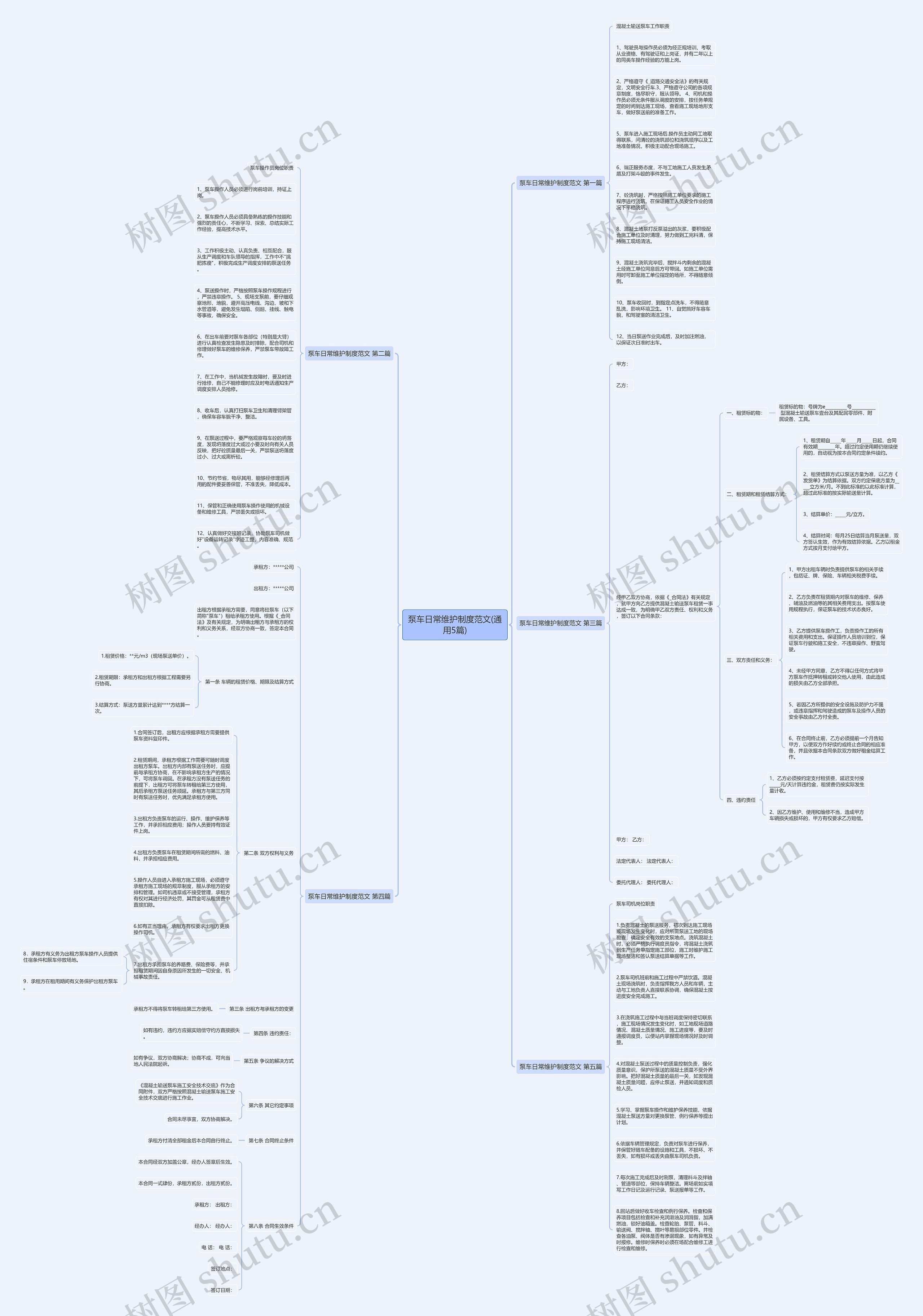 泵车日常维护制度范文(通用5篇) 泵车日常维护制度范文(通用5篇)