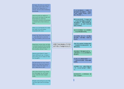 家里干净的唯美句子(形容家不用大干净整齐的句子) 家里干净的唯美句子(形容家不用大干净整齐的句子)