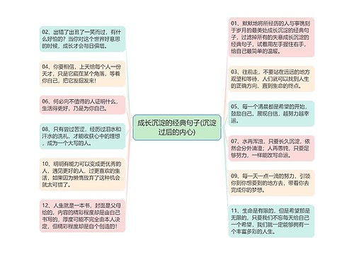 成长沉淀的经典句子(沉淀过后的内心)