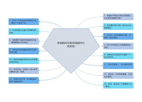 幸福瞬间文案(幸福瞬间小说诺言)
